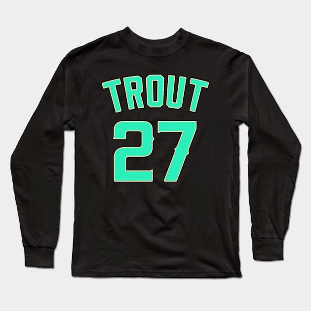 Trout Long Sleeve T-Shirt by telutiga